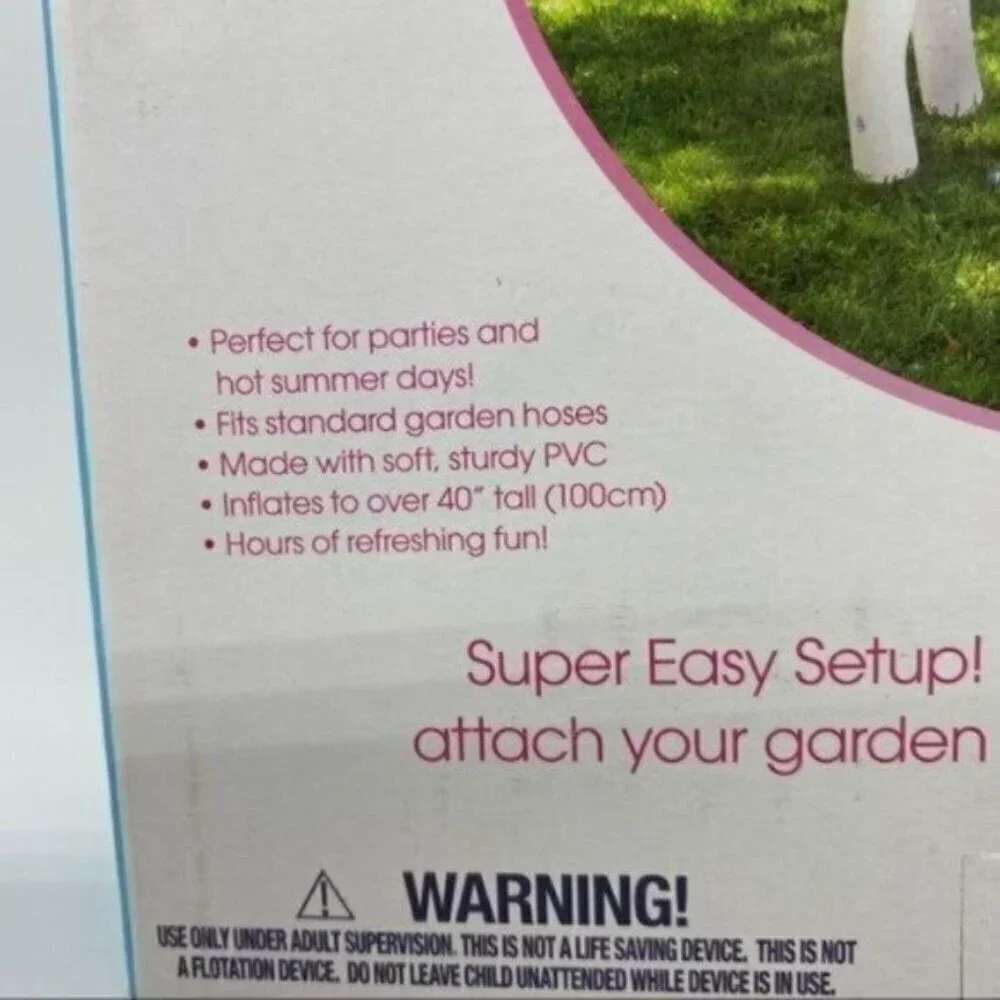 Pool Candy Unicorn Sprinkler Inflatable NEW